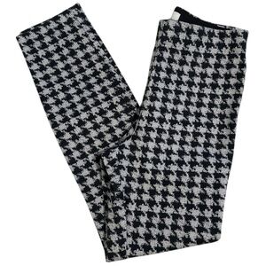 🌻 H&M Black and White Houndstooth Pull-On Skinny Pants